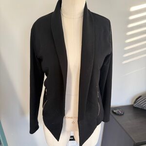 Tart Women's Black Casual Career Open Front Blazer Jacket Black S